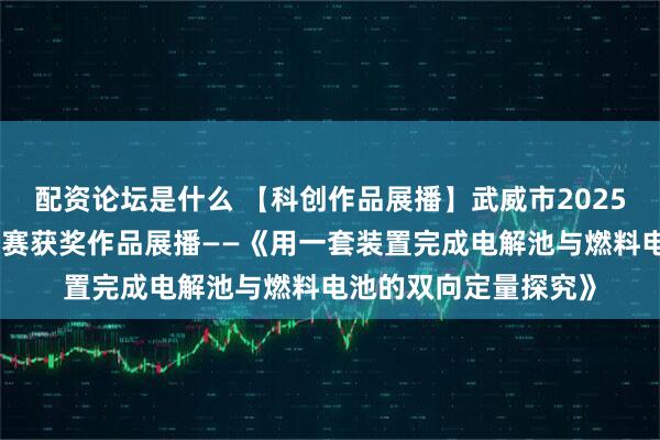 配资论坛是什么 【科创作品展播】武威市2025年青少年科技创新大赛获奖作品展播——《用一套装置完成电解池与燃料电池的双向定量探究》